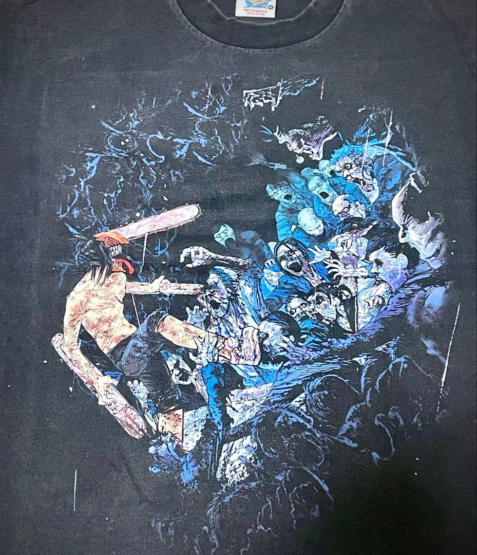 L*g様 希少　チェンソーマン　Tシャツ　デンジ　アニメ　ヴィンテージ　漫画　ポ