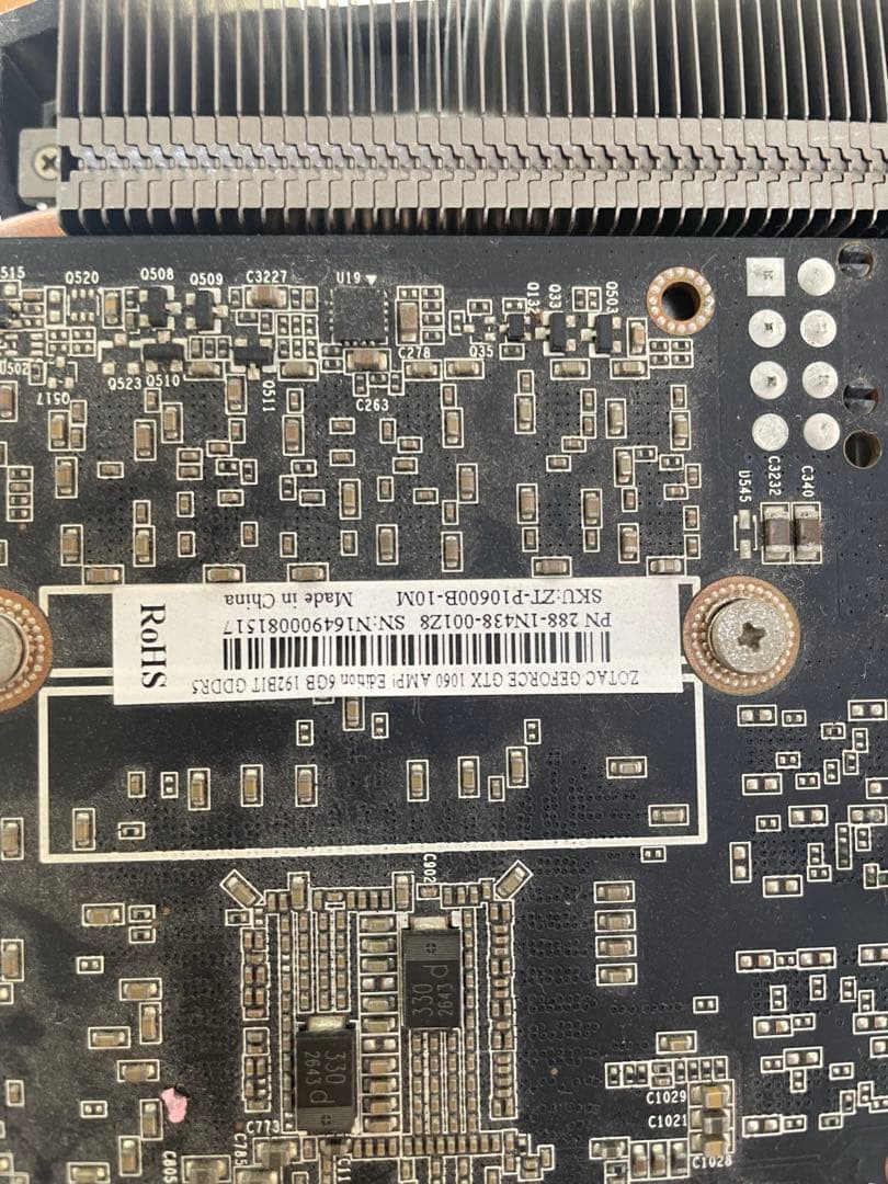 グラフィックボード・グラボ・ビデオカード ZOTAC GEFORCE GTX 1060 AMP! Edition 6GB