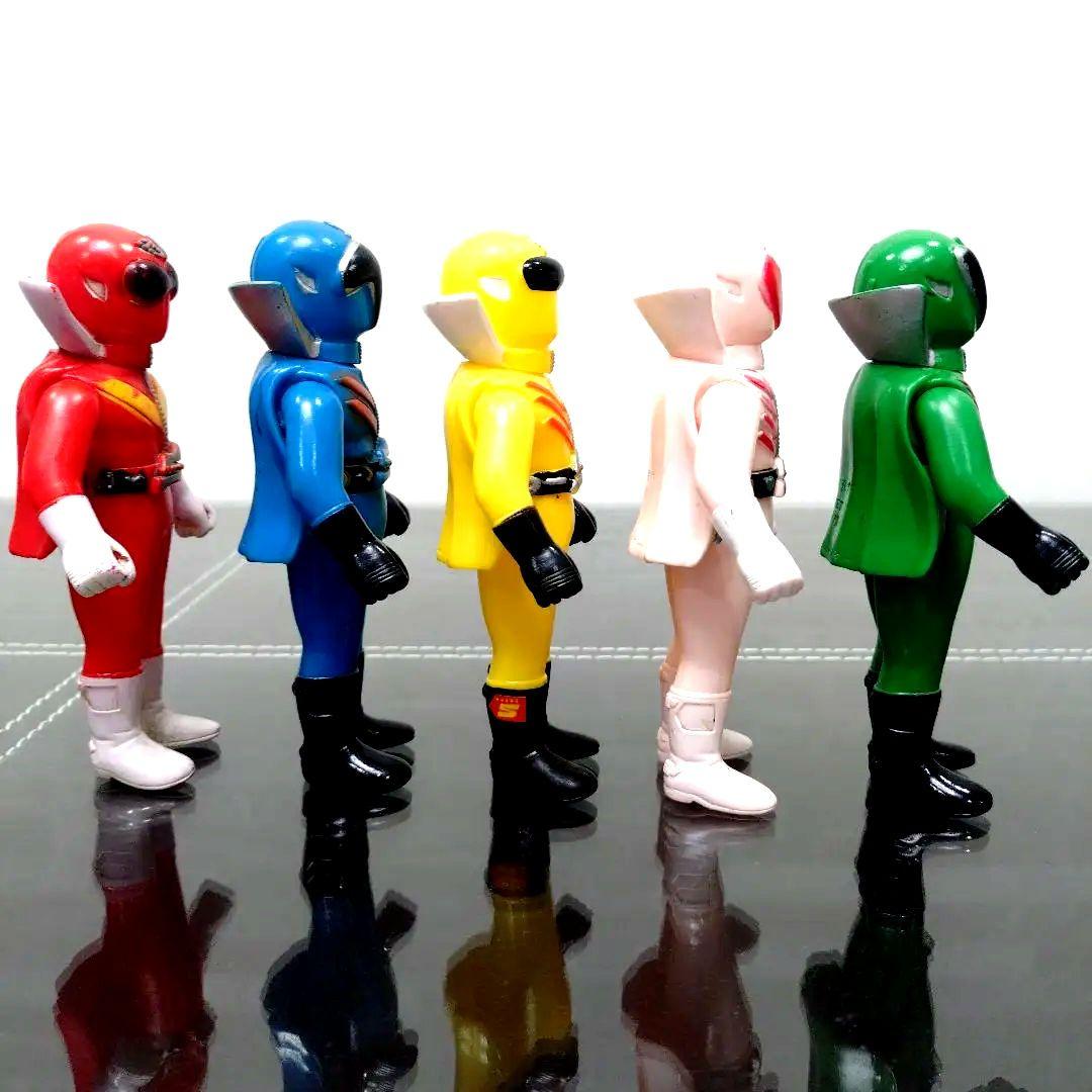 ★☆★当時物美品　ポピー　ゴレンジャー　フィギュア5体セット★☆★