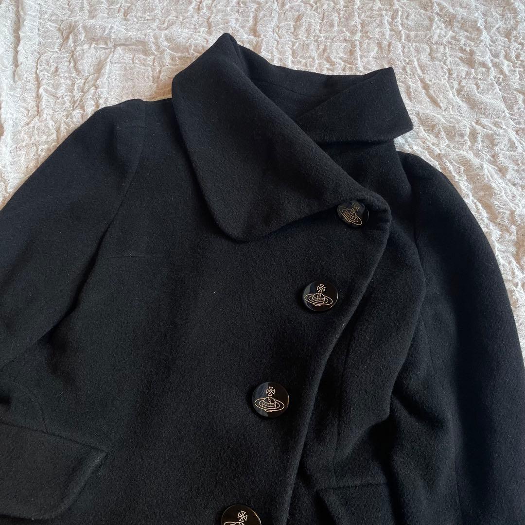 Vivienne Westwood ファーコート　オーブ　ボア　黒