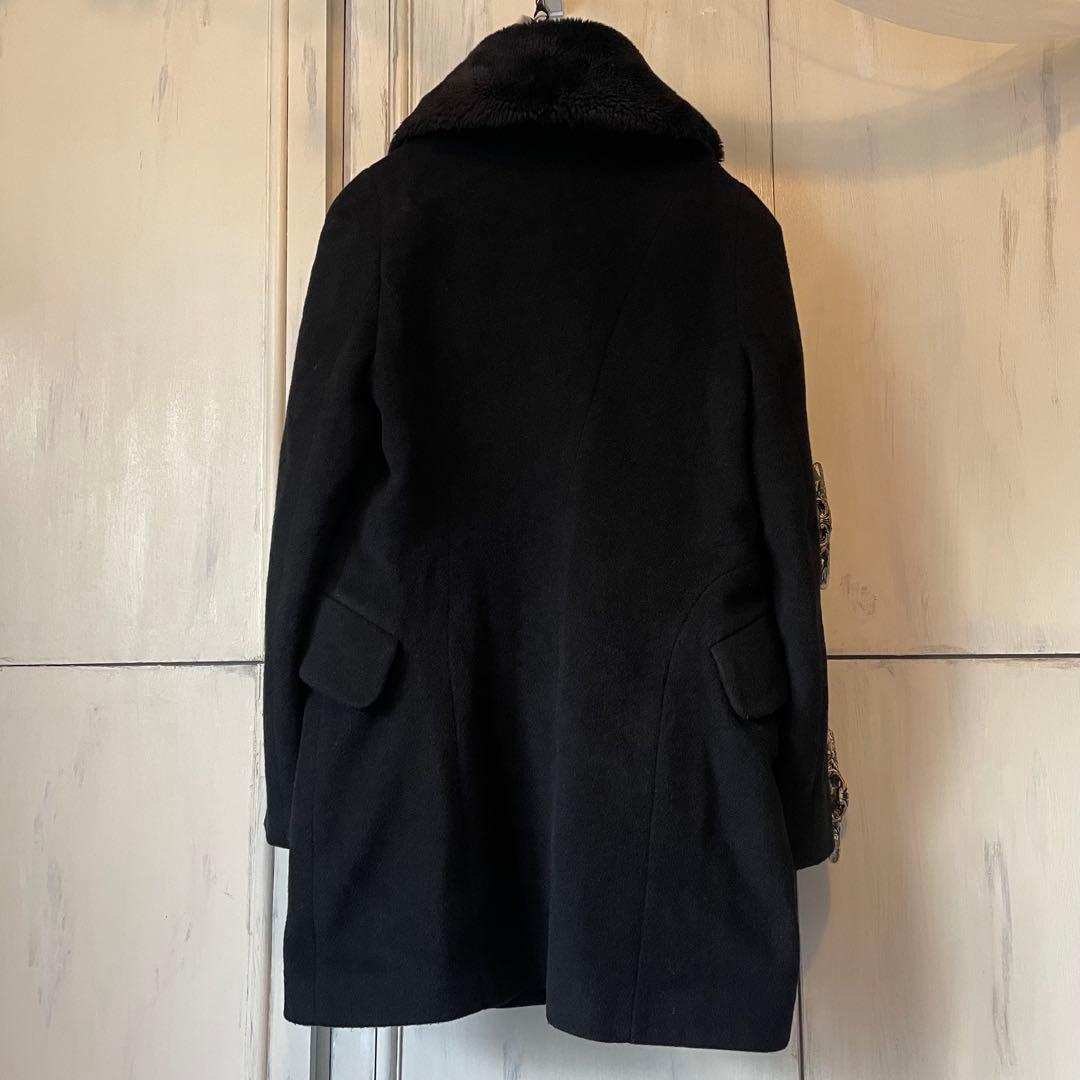 Vivienne Westwood ファーコート　オーブ　ボア　黒