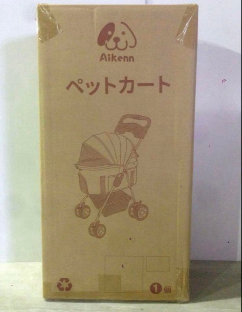 ペットカート ⭐️ 分離式 ペット4輪360°回転 猫犬兼用 軽量 取り外し可