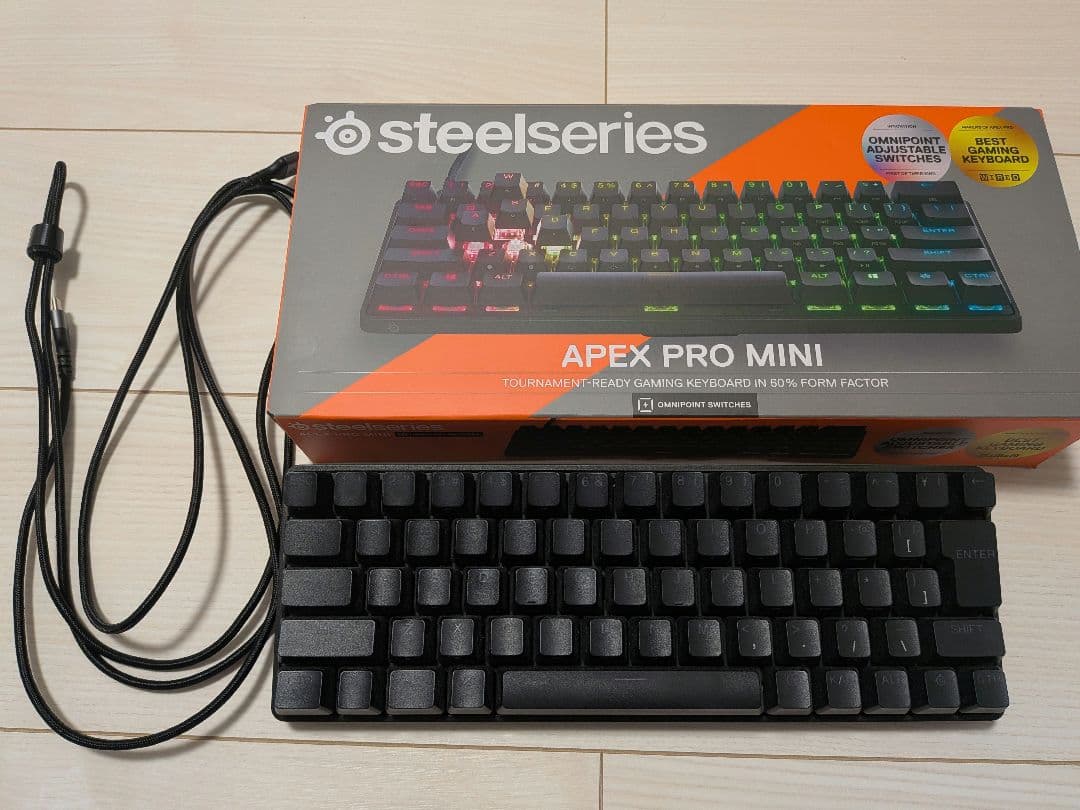 steelseries Apex pro mini　ゲーミングキーボード