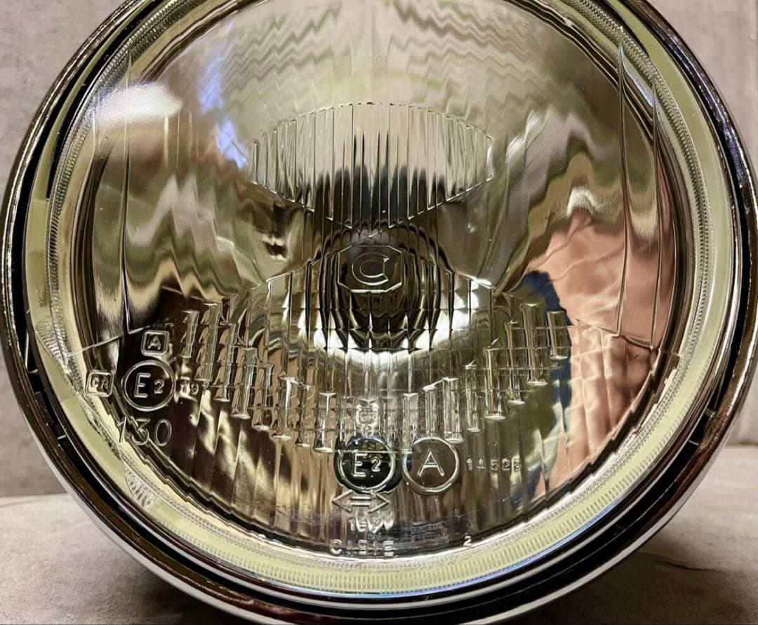 当時物 希少 シビエ CIBIE ヘッドライト 凹み ヒビあり