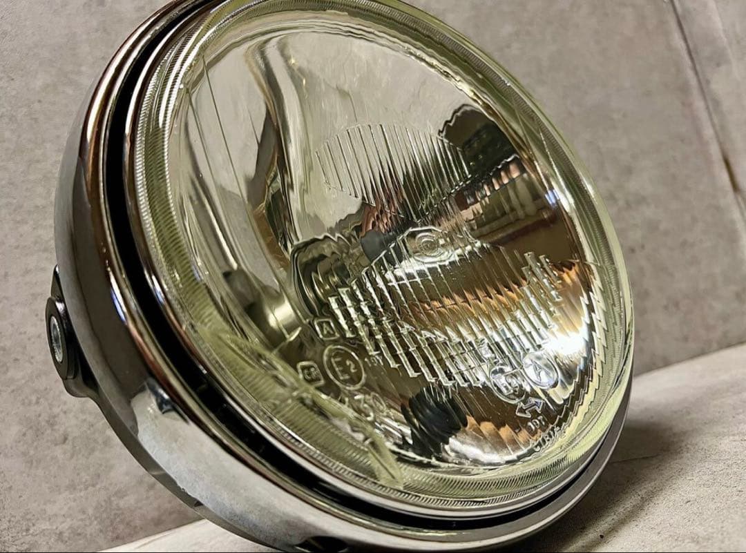 当時物 希少 シビエ CIBIE ヘッドライト 凹み ヒビあり