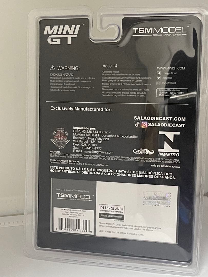 MINI GT ブラジル コンベンション GTR R35 LB*WORKS
