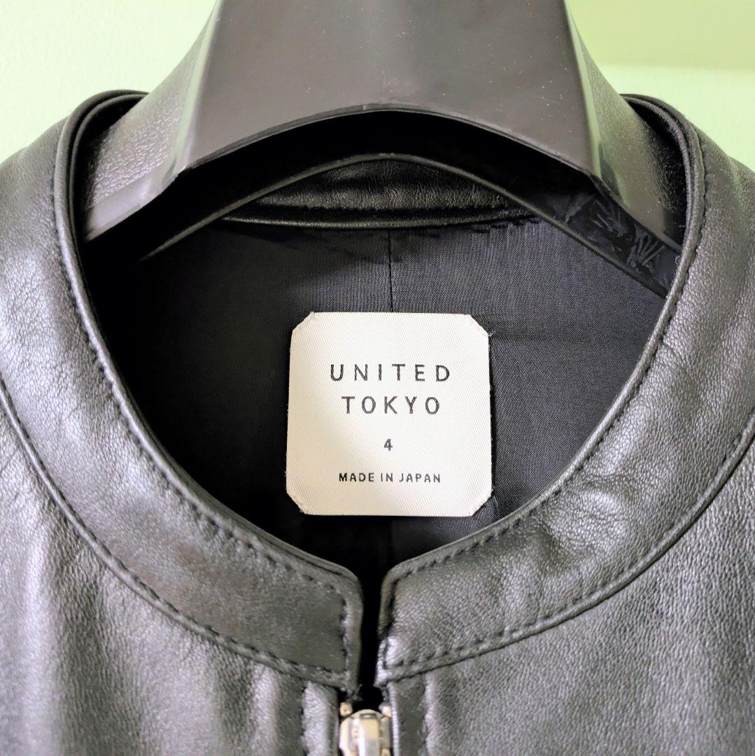 UNITED TOKYO シングルライダースジャケット サイズ4