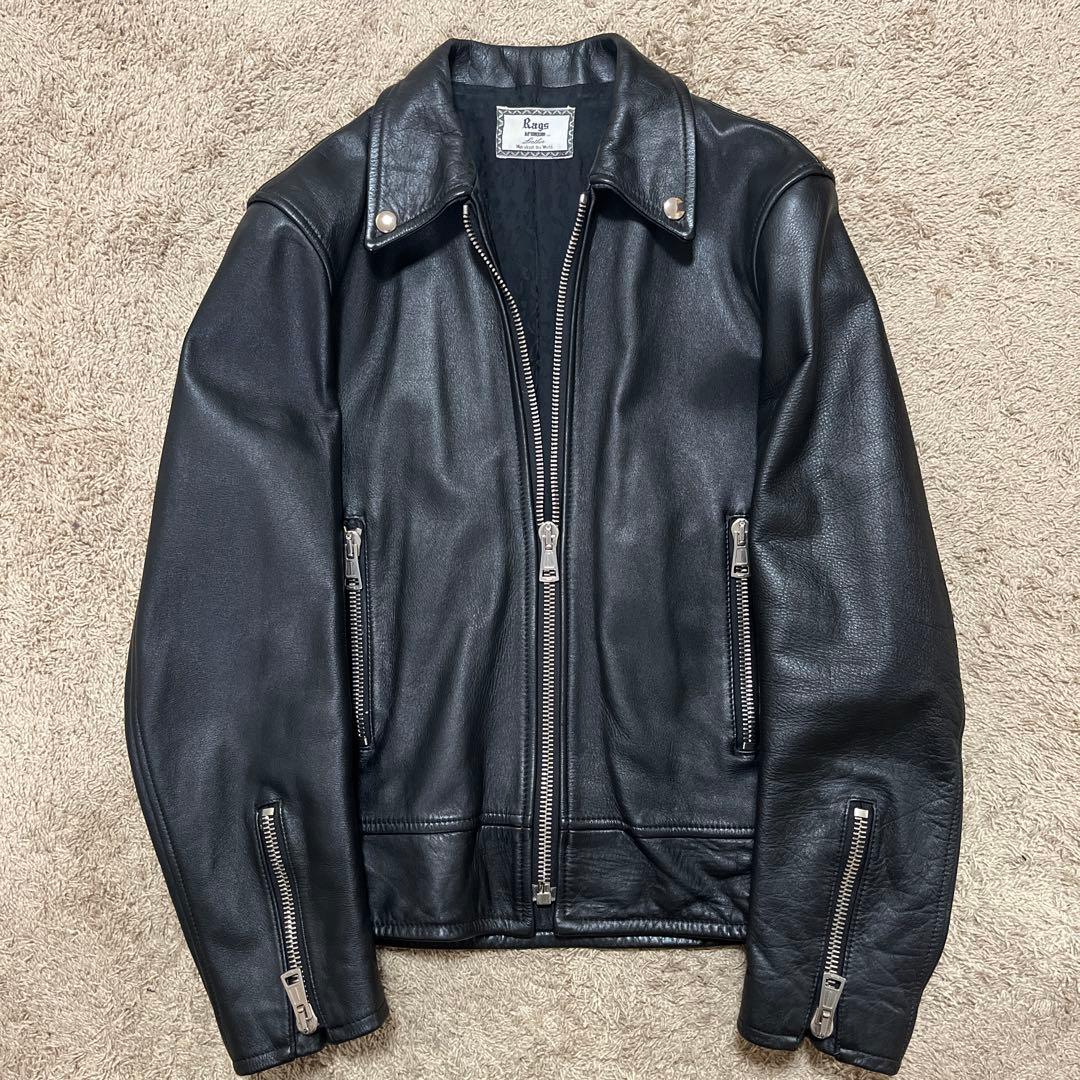 Rags mcgregorレザー ライダース ジャケット Sサイズ