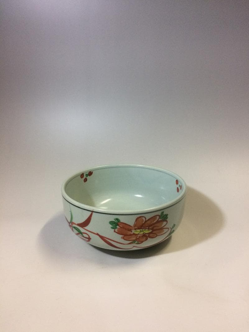 期間限定特価！　★未使用品/展示品★　 九谷焼　盛皿 / ポピー