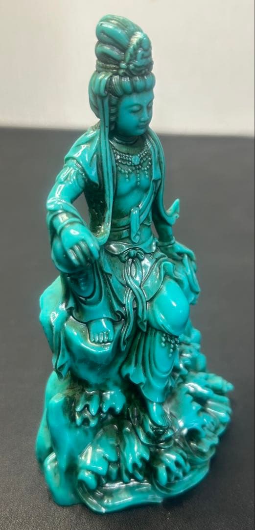 細工観音菩薩仏像　縁起物、開運、お守り、旧家蔵出し、骨董品、風水、古美術