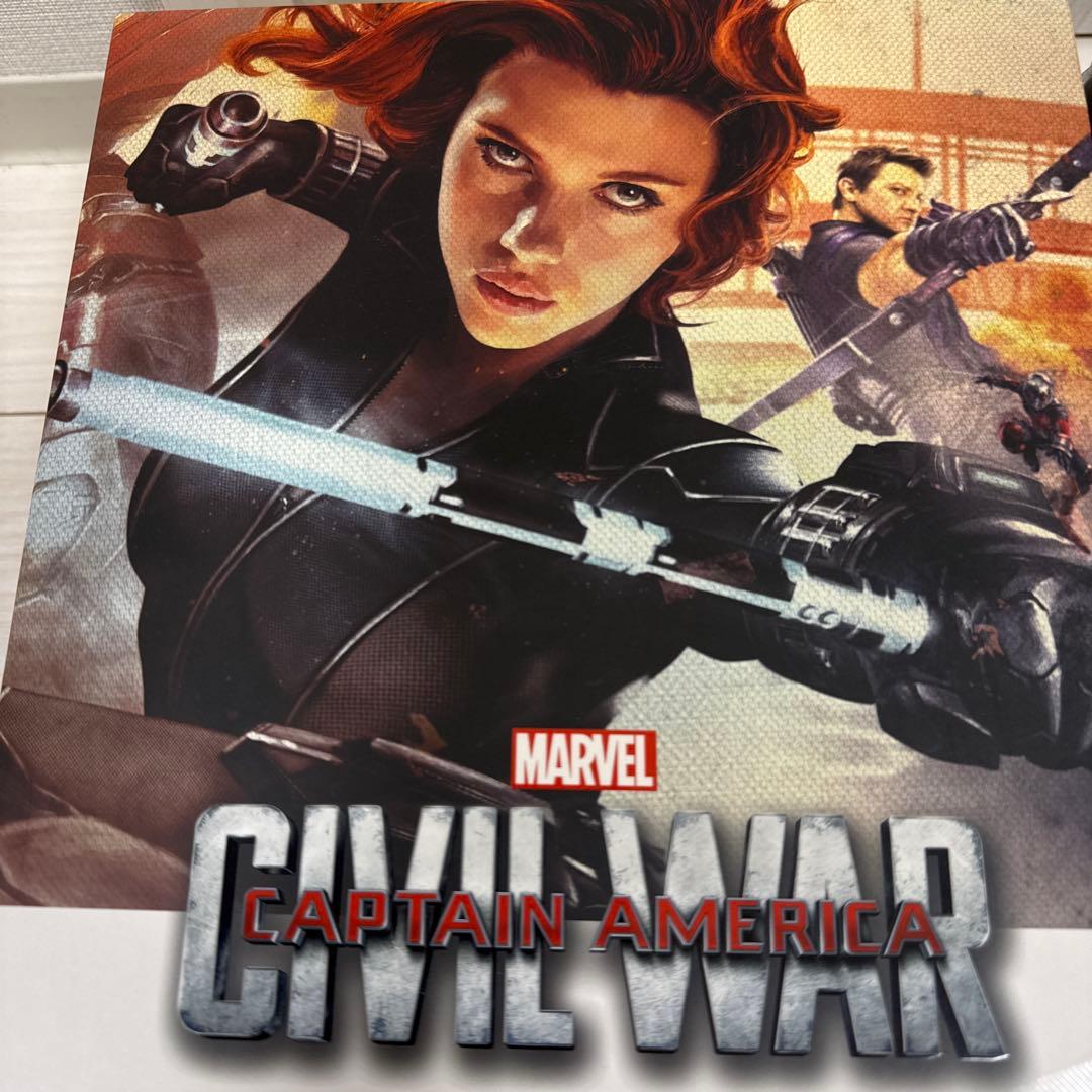 ホットトイズフィギュア　MARVEL CIVIL WAR BLACK WIDOW