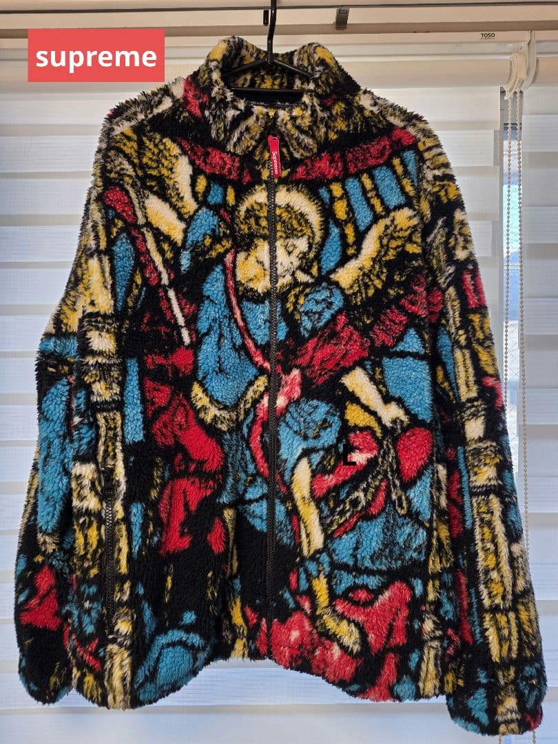 supreme　Saint Michael Fleece Jacket 21ss