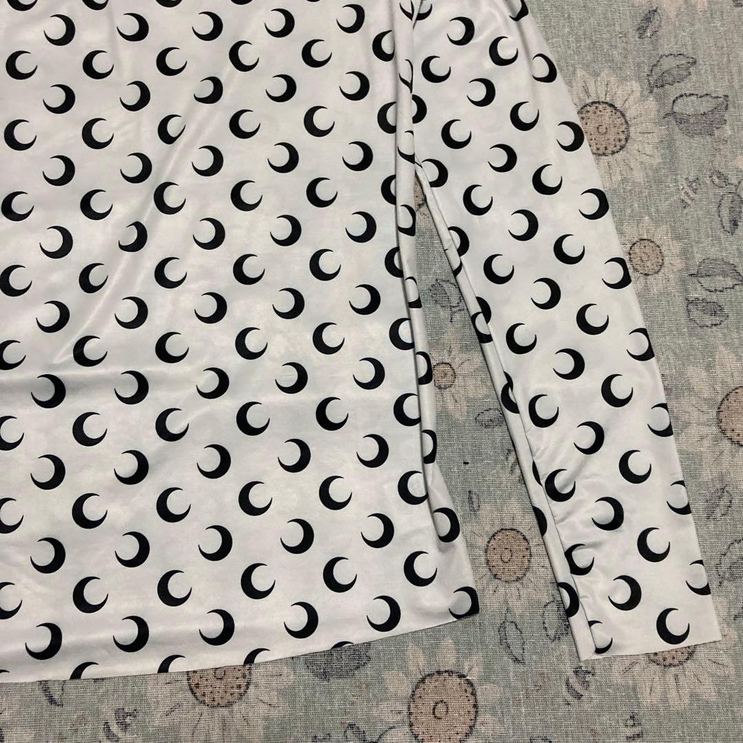 MARINE SERRE 月模様 長袖トップス white