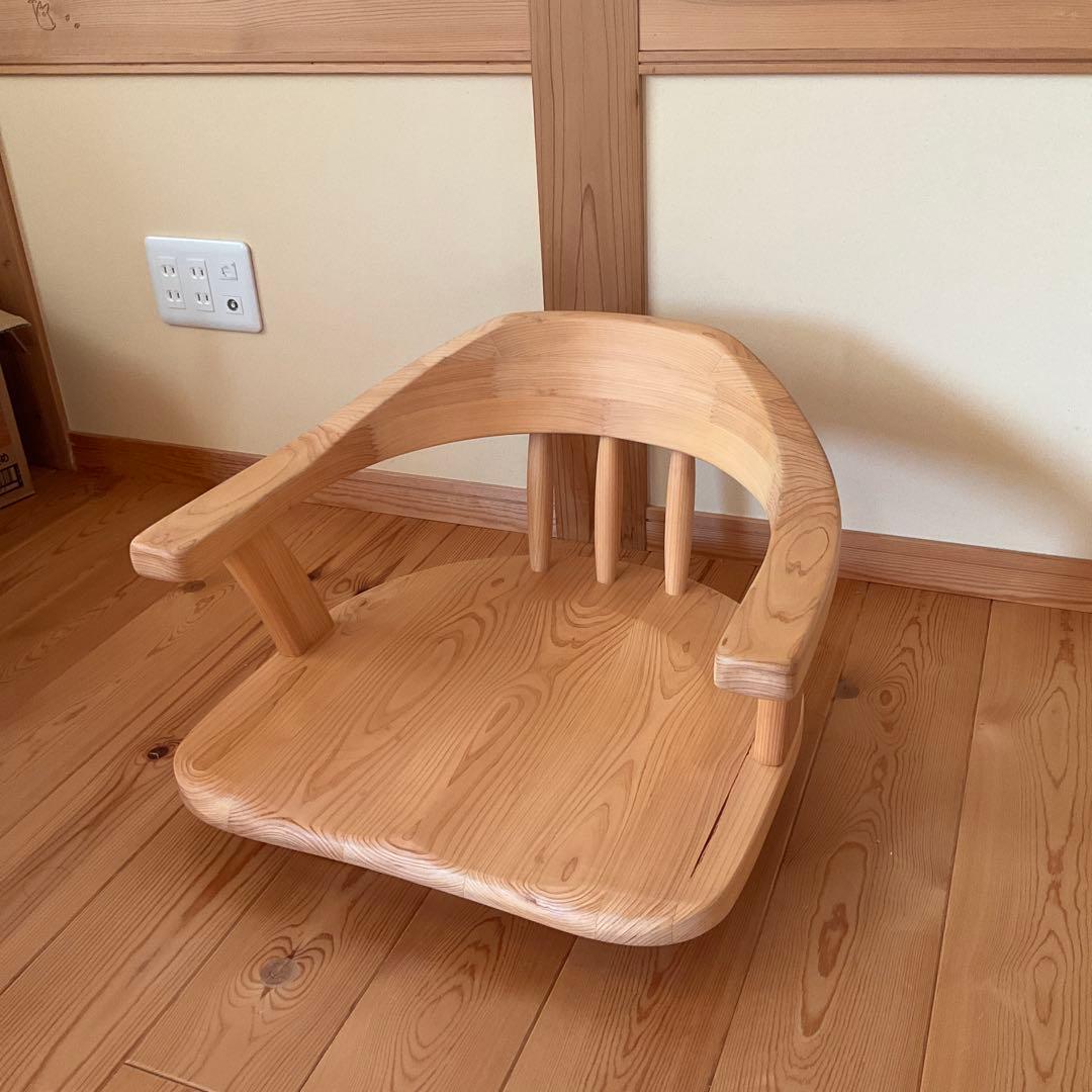 木製　回転座椅子　中古美品　送料込み