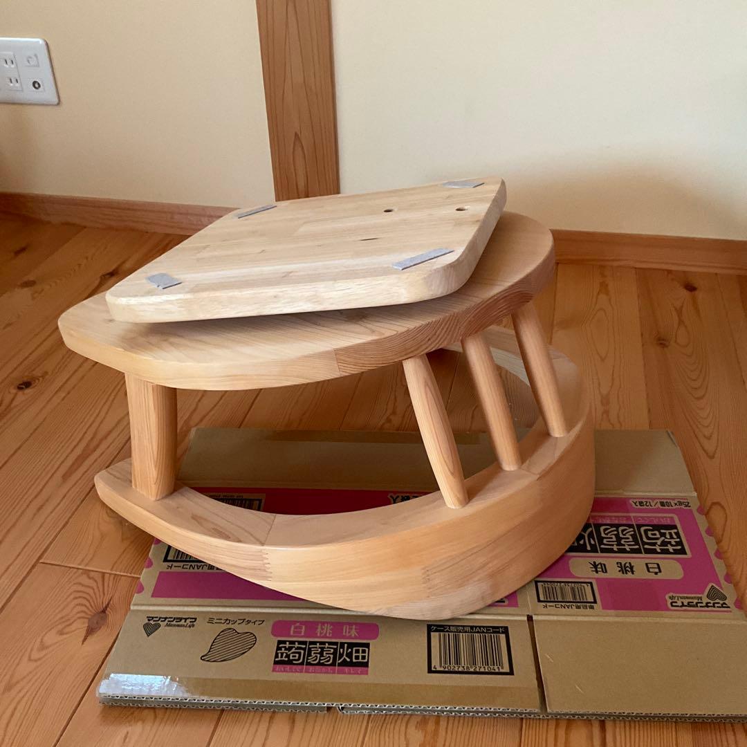 木製　回転座椅子　中古美品　送料込み