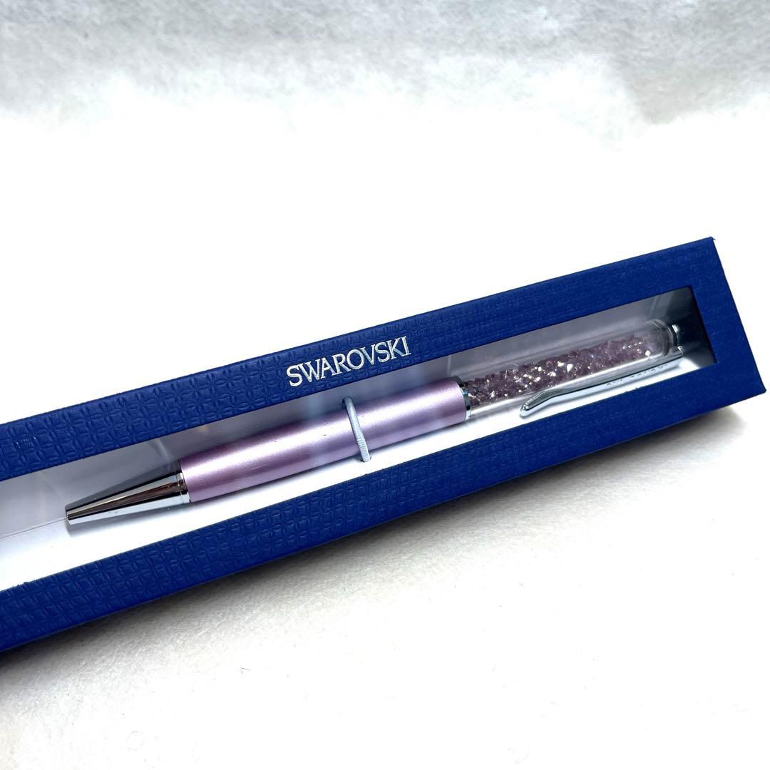 【新品】SWAROVSKIスワロフスキー　ピンククリスタルボールペン