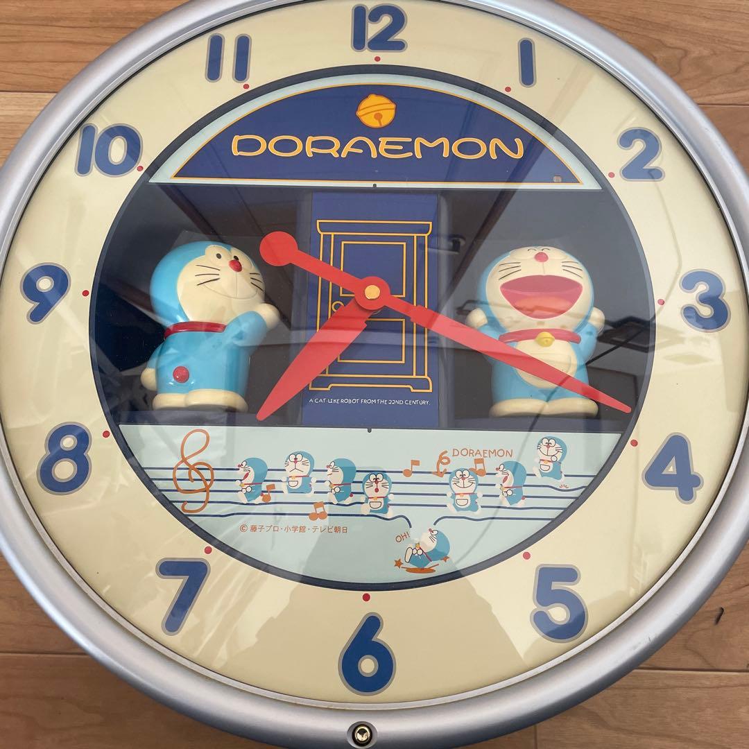希少 美品 ドラえもん からくり時計 掛け時計 大山のぶ代 ボイス