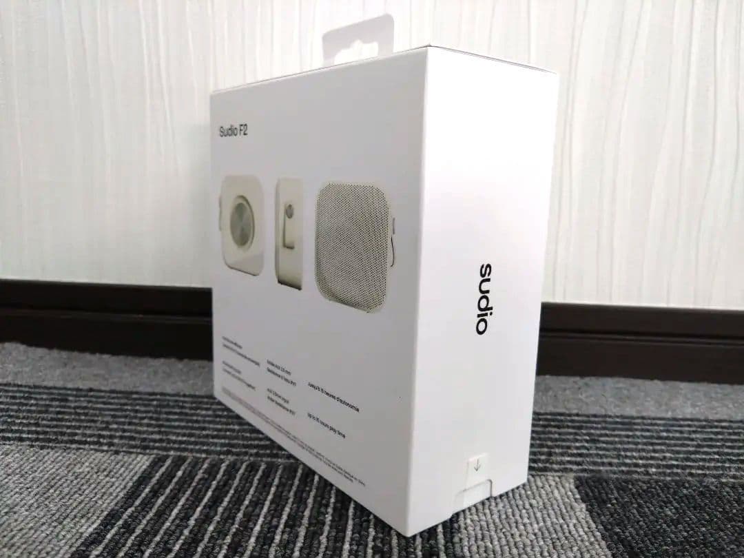 Sudio Bluetooth ポータブルスピーカー「F2」ホワイト