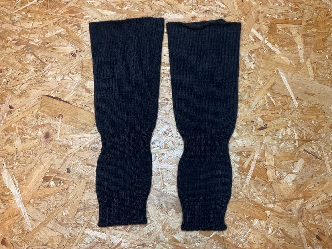 DIOR HOMME 07AW エディスリマン期 ウール アームウォーマー 黒