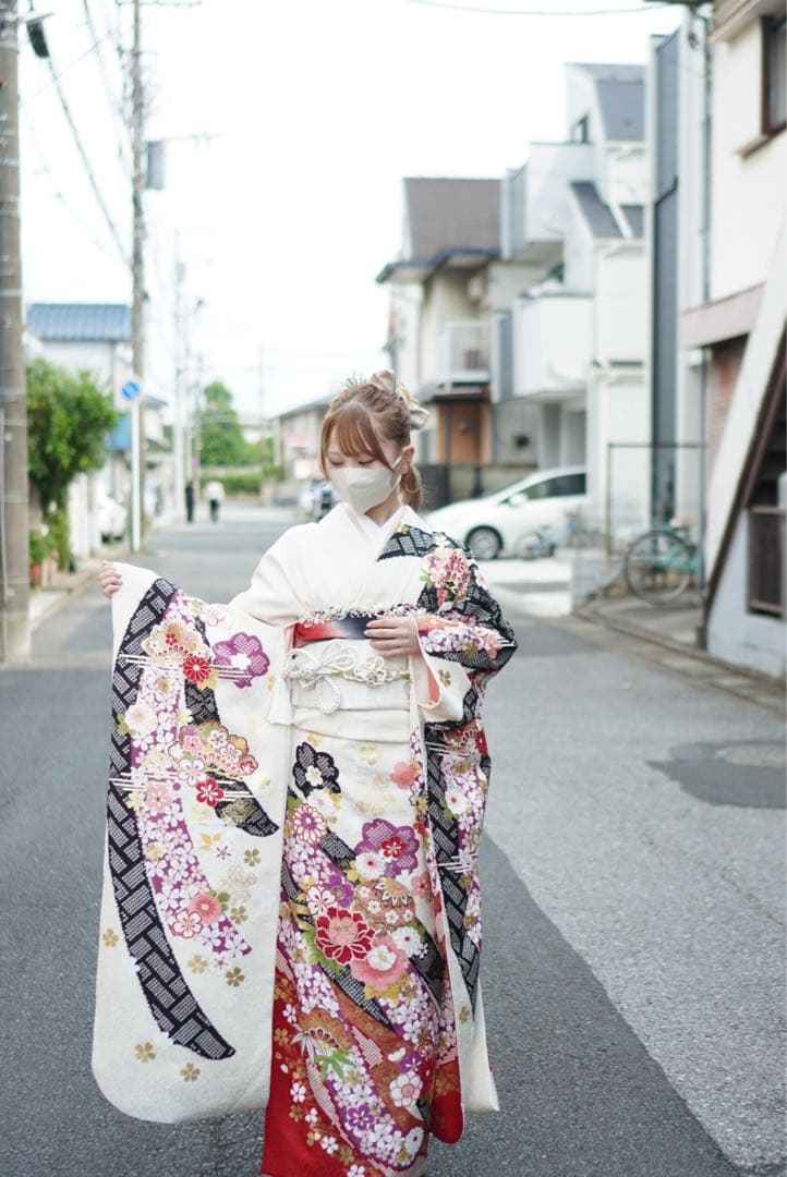 子育てママ⭐︎振袖フルセット【72】正絹　成人式　卒業式