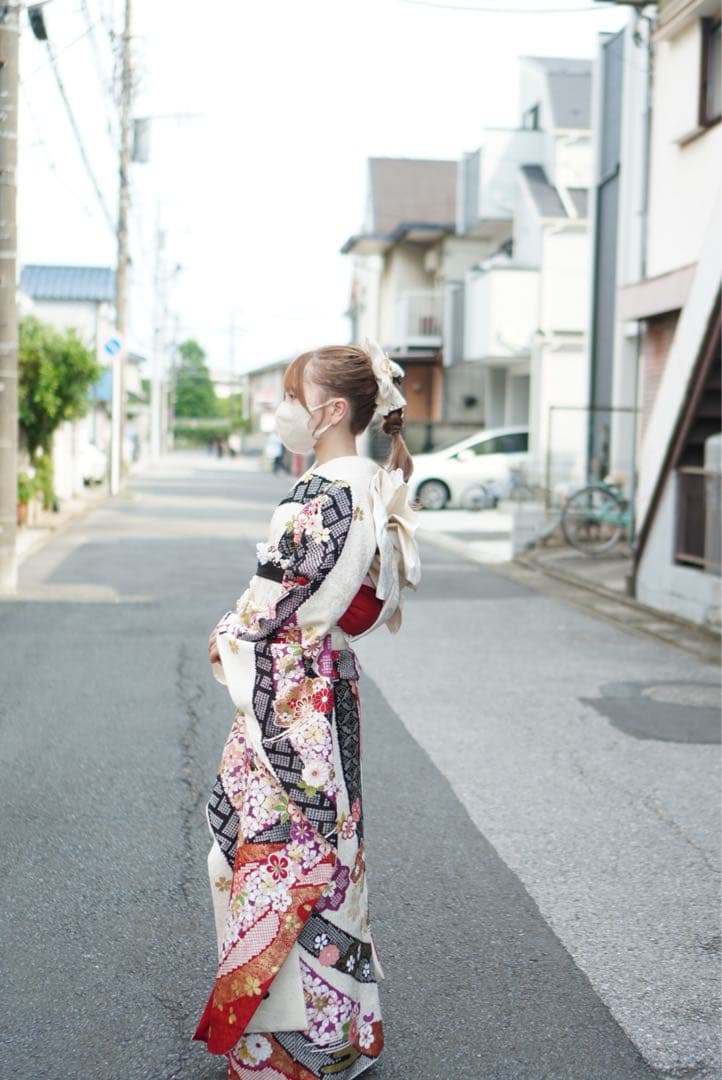 子育てママ⭐︎振袖フルセット【72】正絹　成人式　卒業式