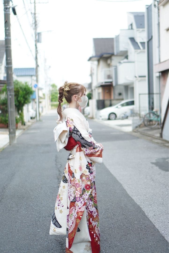 子育てママ⭐︎振袖フルセット【72】正絹　成人式　卒業式