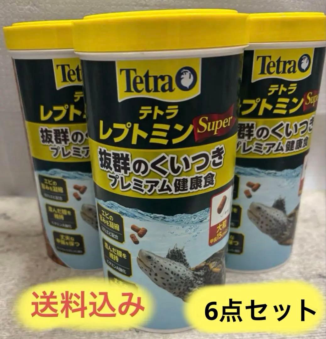 テトラ レプトミンスーパー大粒 280g入6点セット