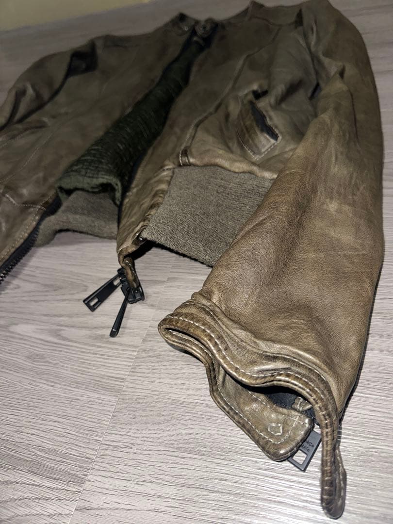 【GIORGIO BRATO】leather riders jacket