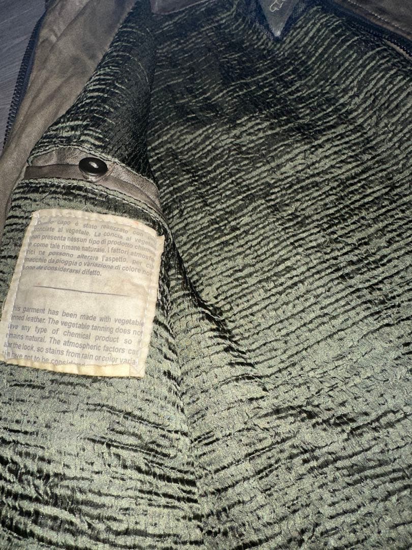 【GIORGIO BRATO】leather riders jacket