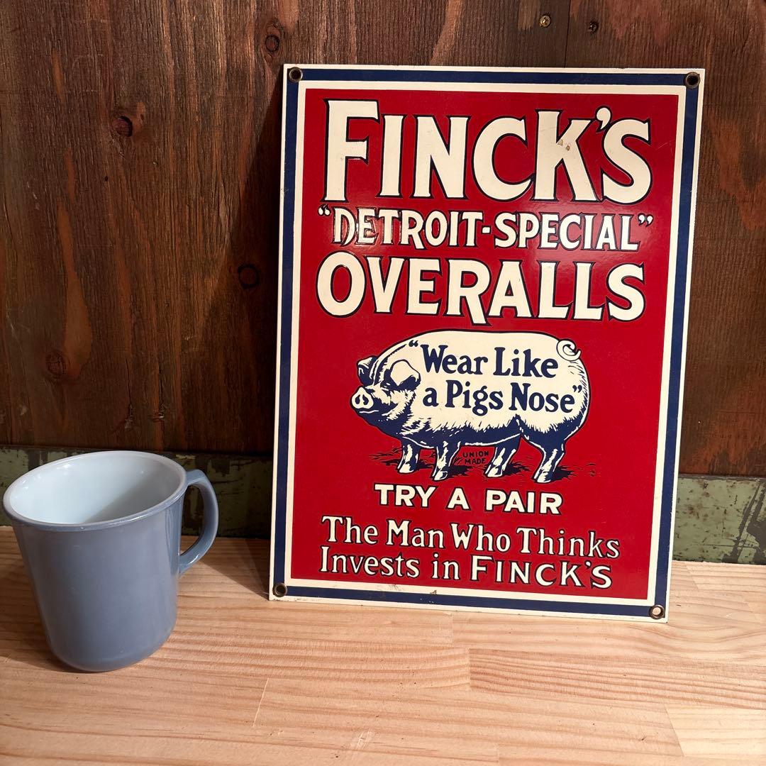Finck's 復刻　サイン　看板　LEE