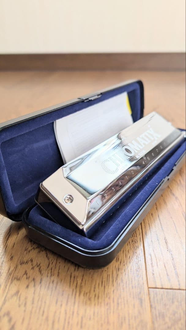 【美品】M.SUZUKI JAPANSCX-64 ハーモニカCHROMATIX