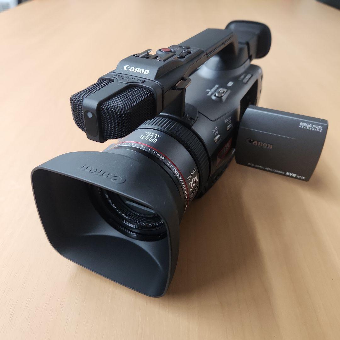 業務用 ビデオカメラ CANON XV2 セット バッテリー3個付き