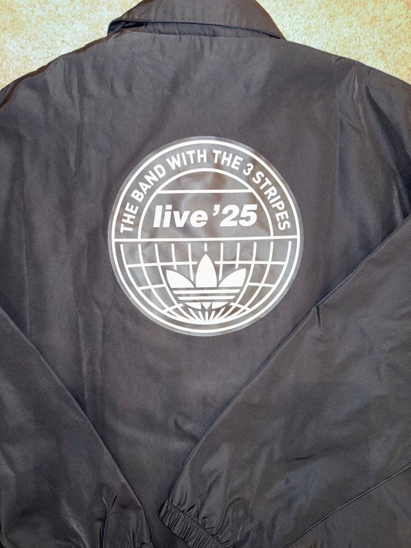 【即日発送】Oasis Live'25 Adidasコーチジャケット　ブラック