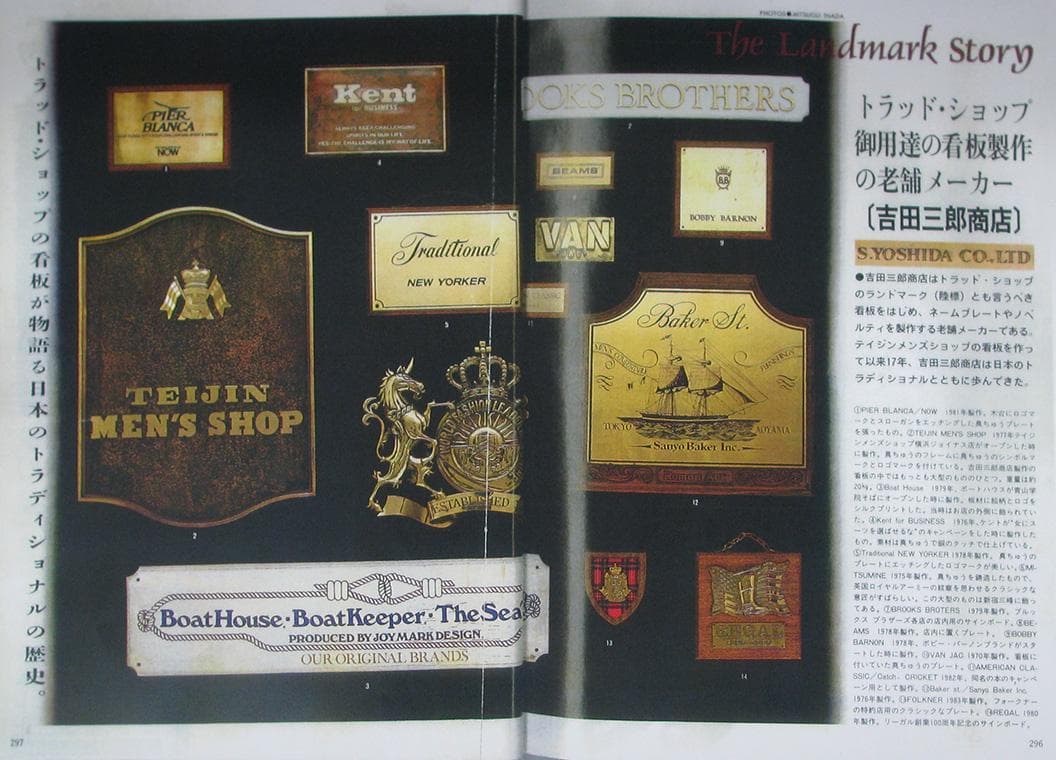 吉田三郎商店 YANASE PIAZZA NEROカレンダー 1988年 ⑥