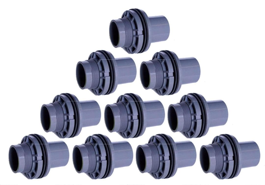 バルブソケット４０Ａ １０個セット　ゴムパッキン２個付　給排水　バルソケ　塩ビ管