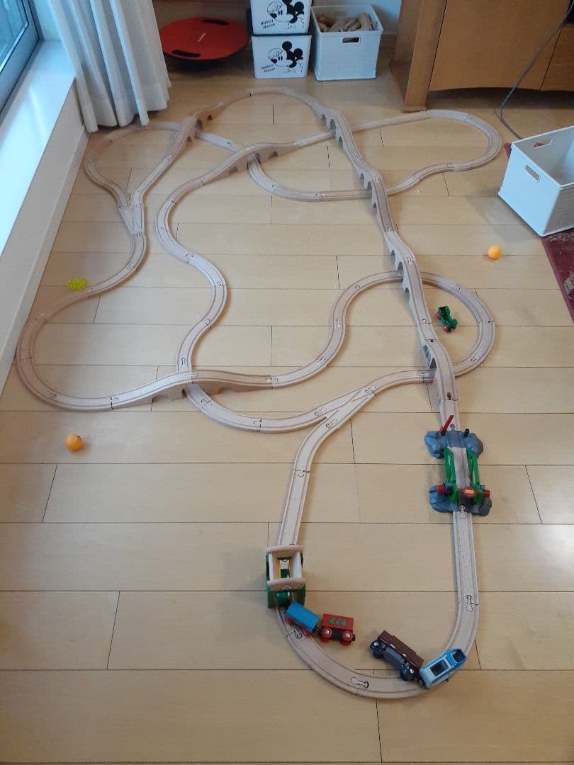 BRIO 木製鉄道セット 車両付き　イケア含む