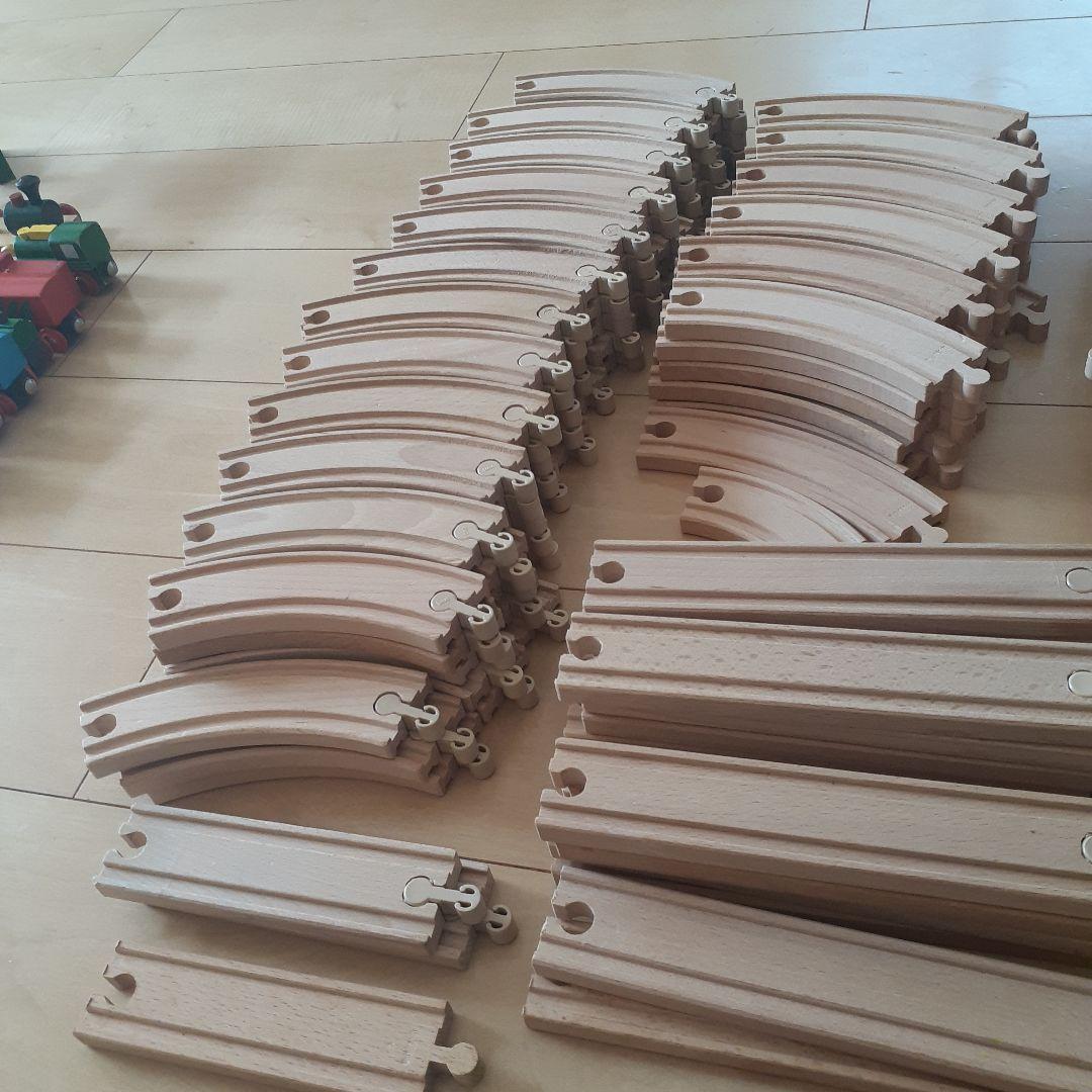 BRIO 木製鉄道セット 車両付き　イケア含む