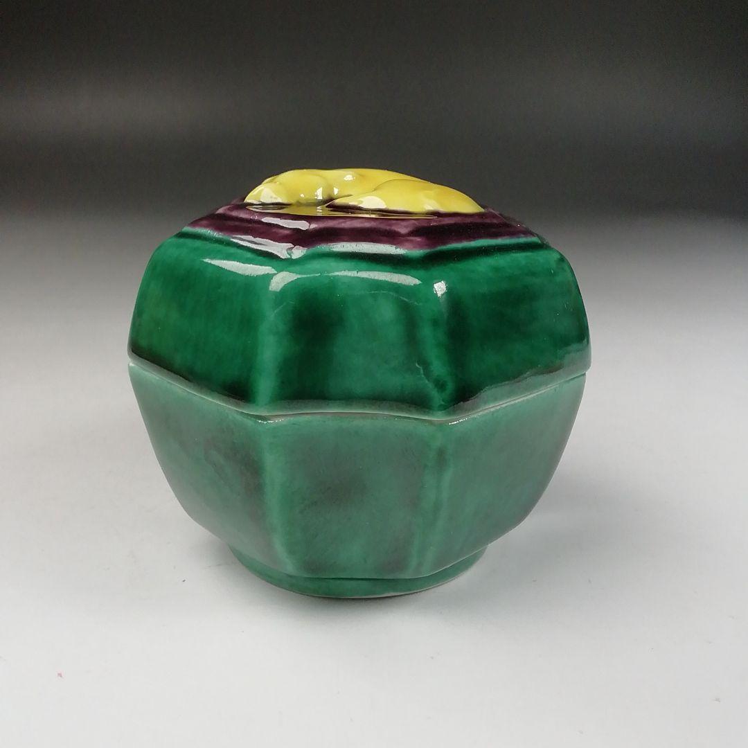 Ｗ３９　香合　『台牛』『高野昭阿弥 造』　共箱　茶道具