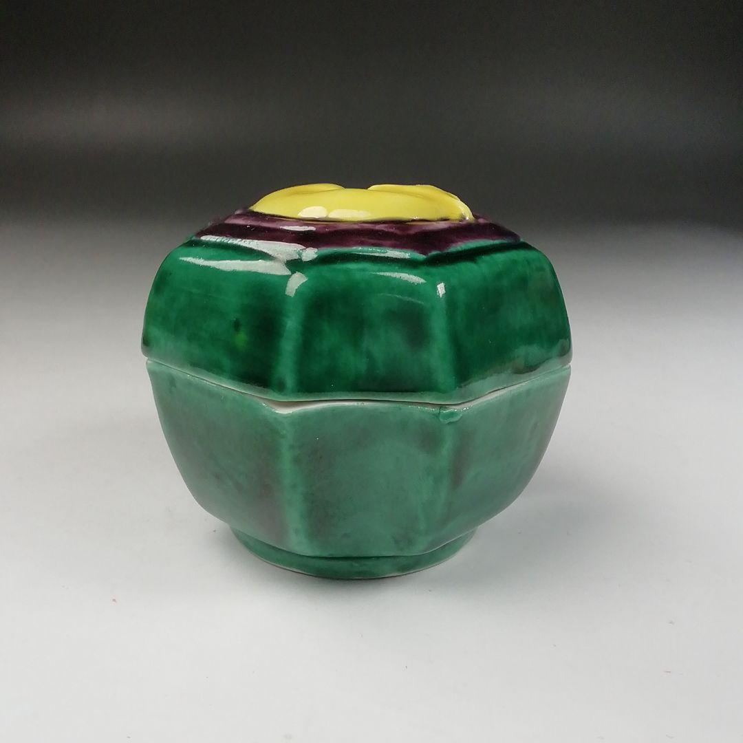 Ｗ３９　香合　『台牛』『高野昭阿弥 造』　共箱　茶道具