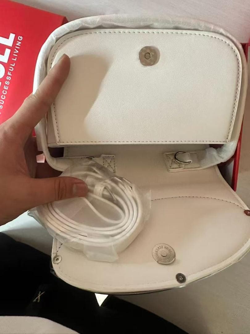 DIESEL ホワイト ショルダーバッグ