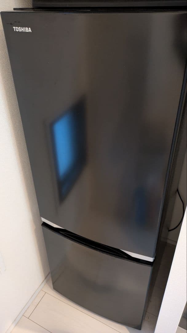 TOSHIBA コンパクト冷凍冷蔵庫 153L 2ドア GR-R15BS（K）