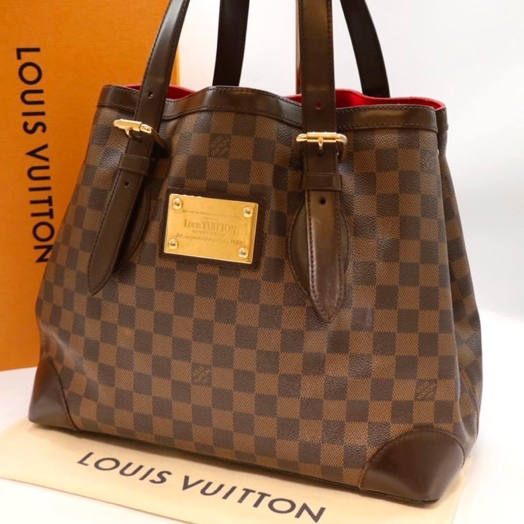 【超美品】　ルイヴィトン　ダミエ　エベヌ　ハムステッドMM トートバッグ