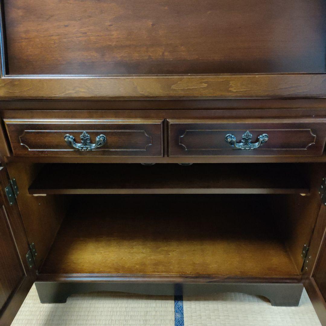 カリモク「コロニアル　ライティングビューロー」ライティングデスク