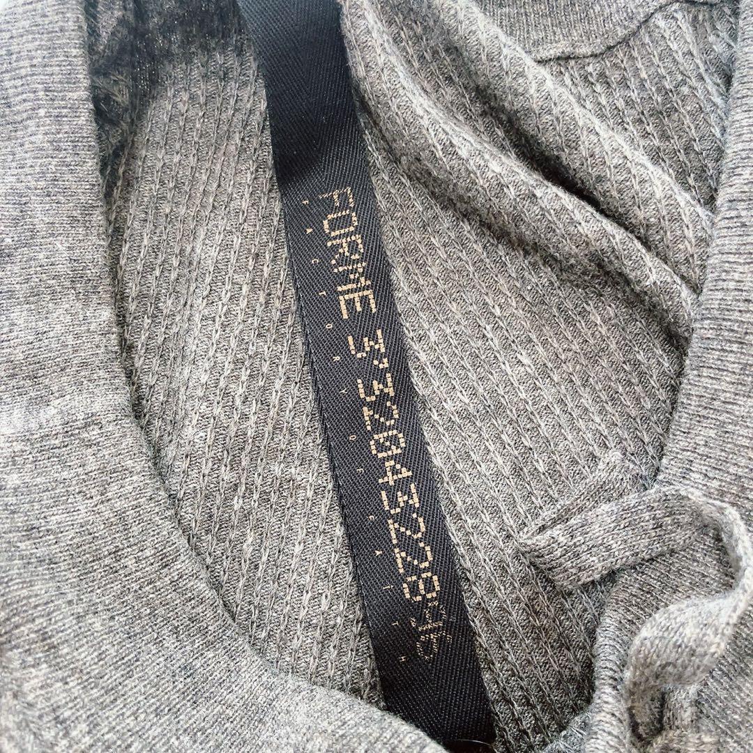 フォルメデエクスプレッション メンズニットサルエルパンツ チャコール Mサイズ