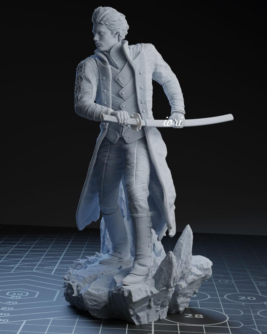 1/10　未塗装 未組立　フィギュア　ガレージキット 【 バージル 】