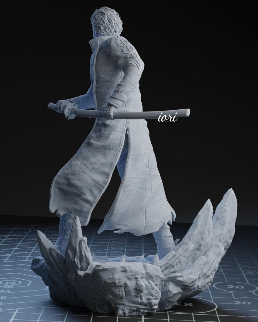 1/10　未塗装 未組立　フィギュア　ガレージキット 【 バージル 】