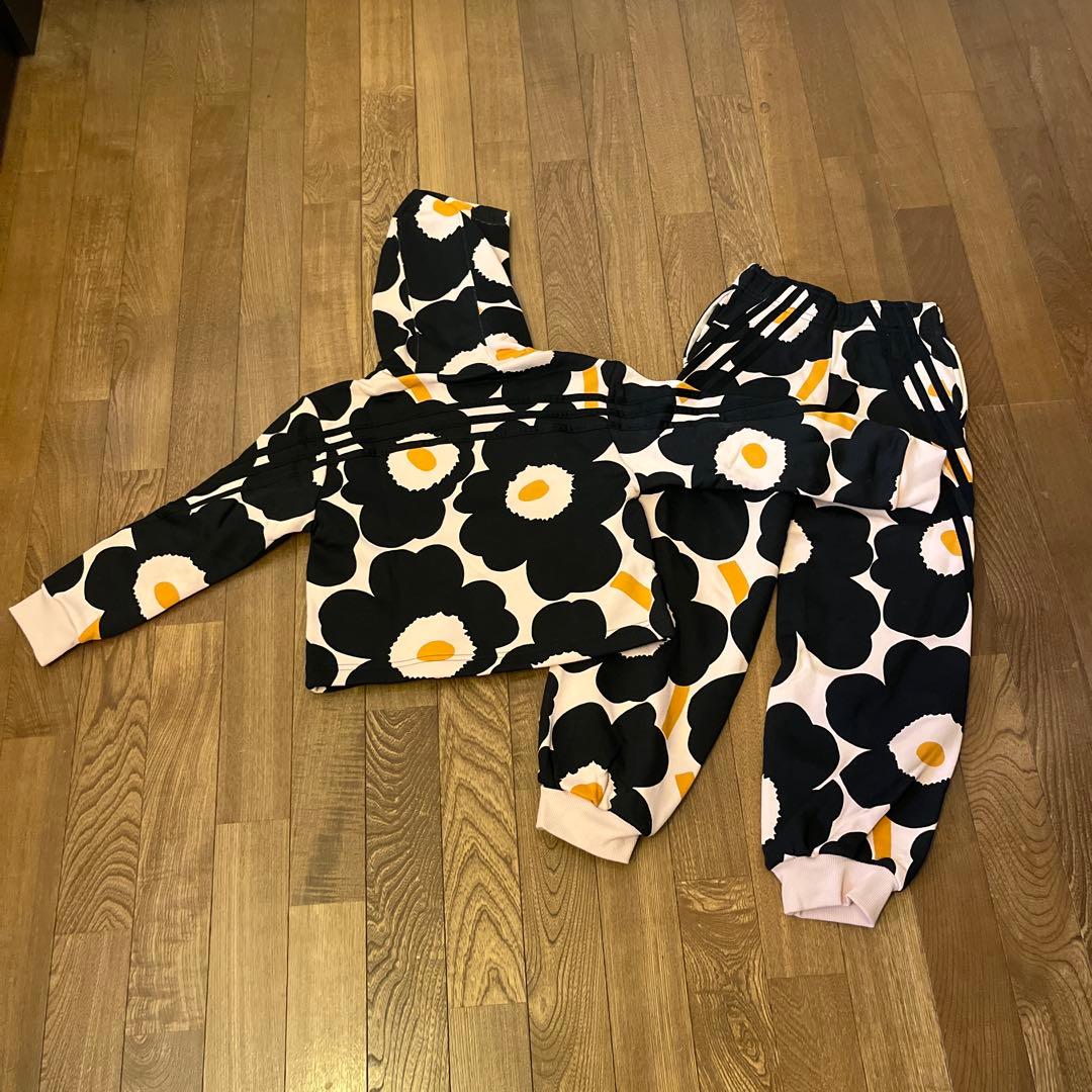 新品 adidas marimekko 130cm 上下セットアップ キッズ