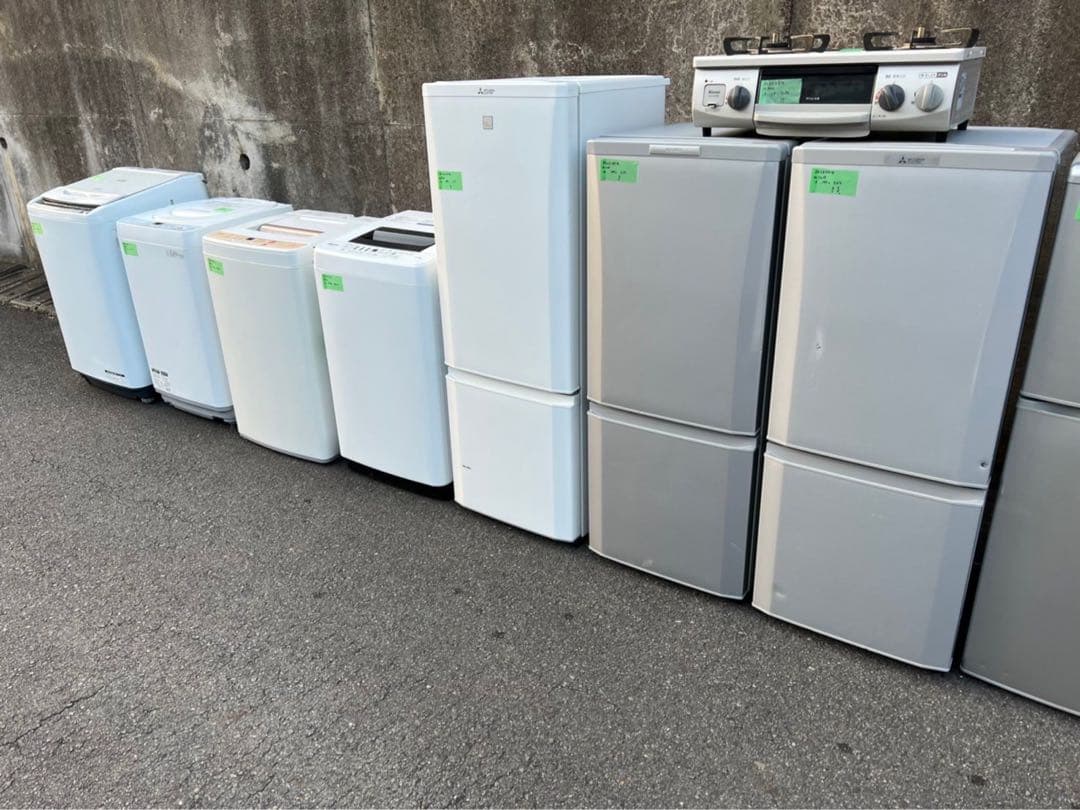 【高年式】お任せ3点セット 一人暮らし用 冷蔵庫、洗濯機、炊飯器or電子レンジ