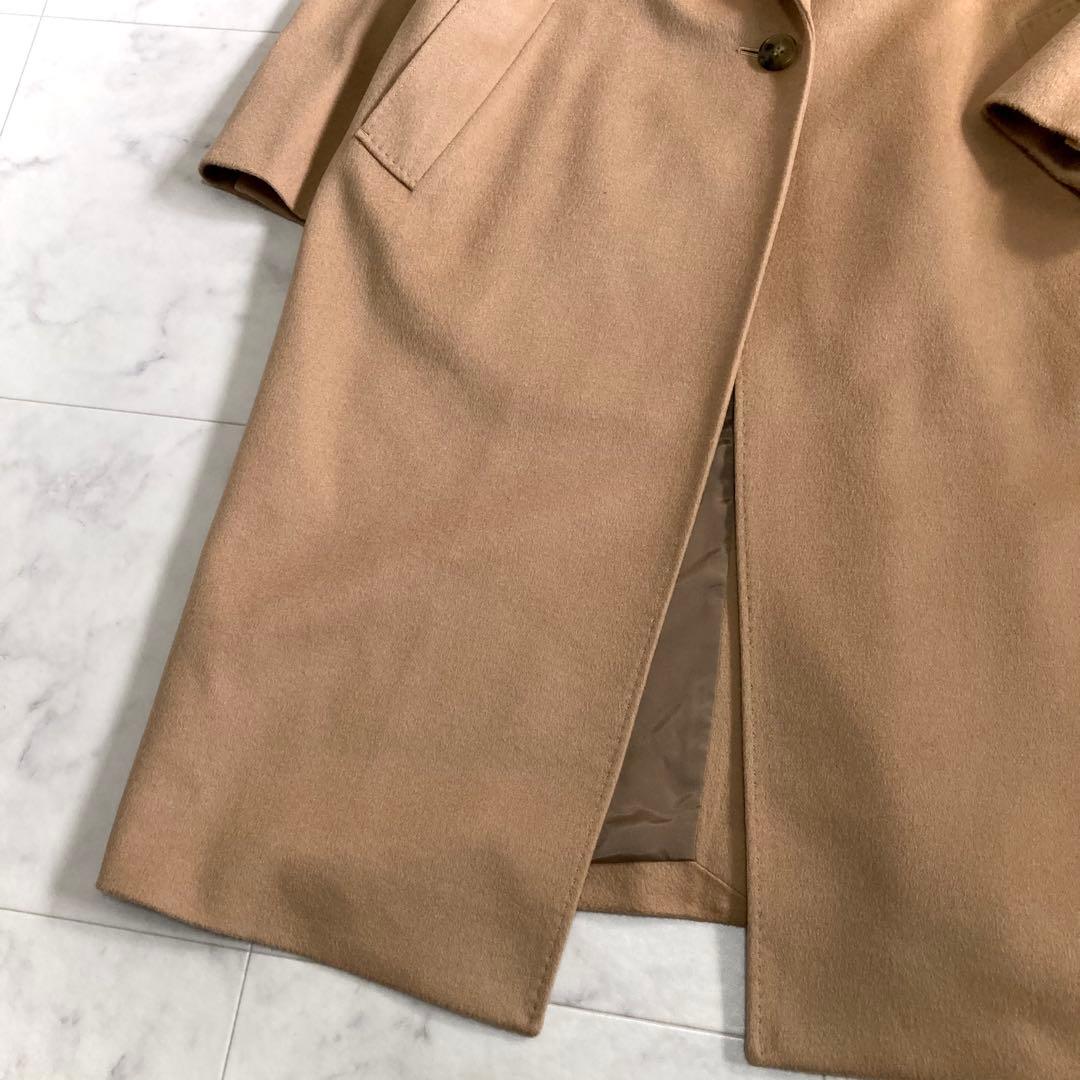 極美品 23区 22AW ウールカシミヤビーバー チェスターコート キャメル