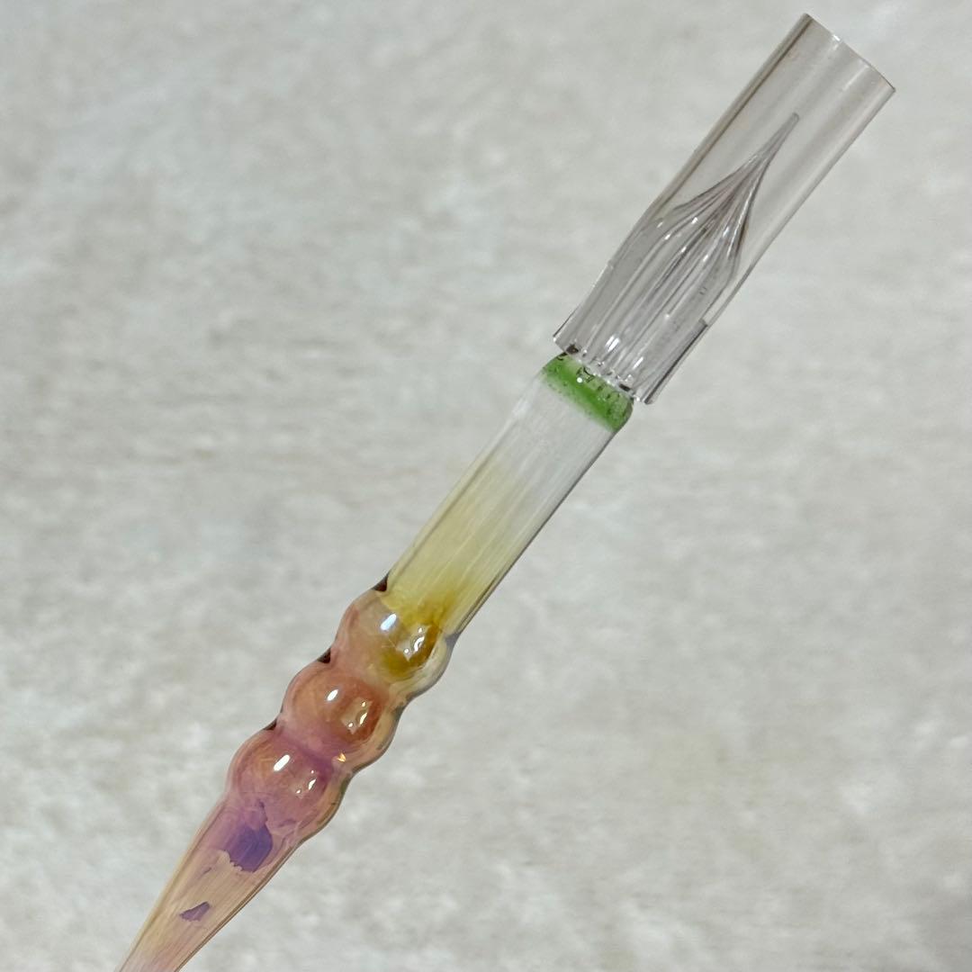【未使用】川西硝子 ガラスペン 十二 グラデーション 希少品